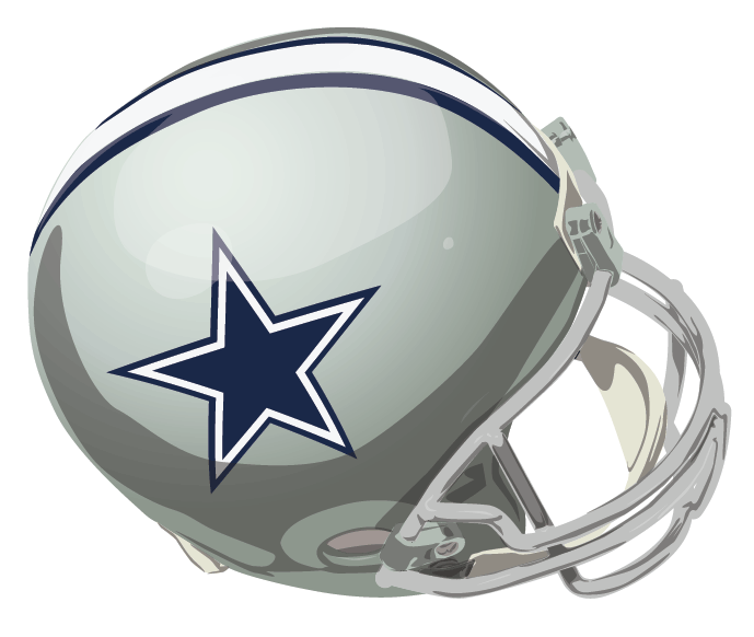 Dallas Cowboys 1967-1975 Helmet fabric transfer